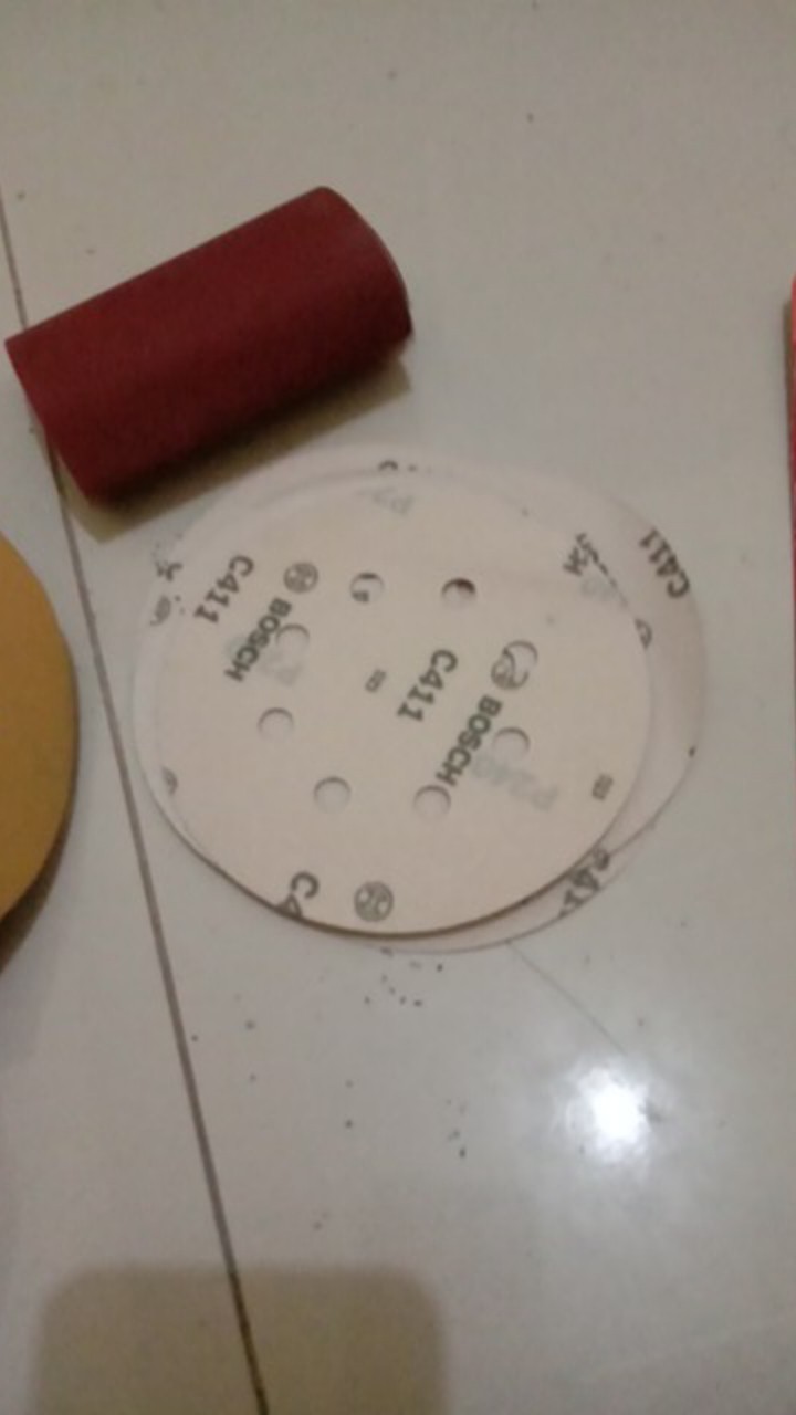 Amplas Bulat Tempel 5inchi Bosch