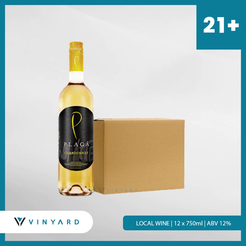 Plaga Chardonnay 750ml PROMO ( 12 PCS ) 1 KARTON