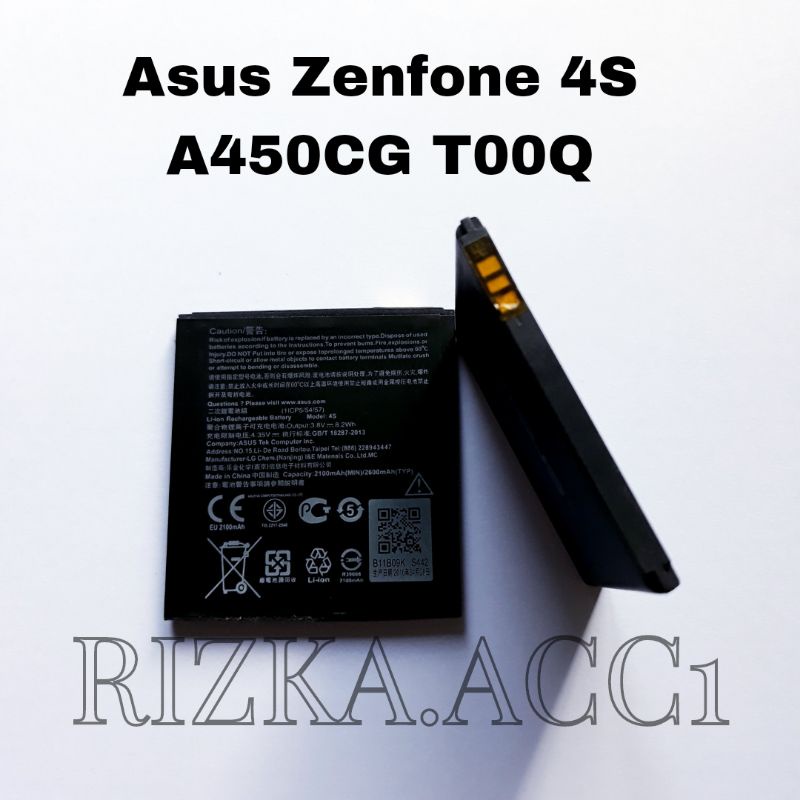 Baterai Batre Hp Asus Zenfone 4S A450CG T00Q C11P1403 Battery Batrai Hp