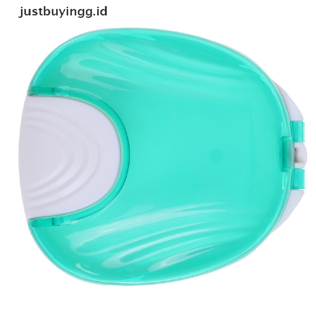 [justbuyingg.id] 1Pcs Dental False Teeth Cleaning Box Denture Bath Container Retainer Holder Case ID