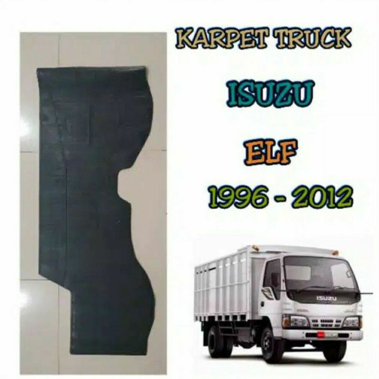 Karpet karet truck isuzu elf depan