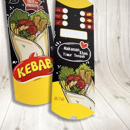 

❁ Kotak Kebab 24x9 / Dus Kebab / Box Kebab / Kemasan Kebab / isi 50pcs ➫
