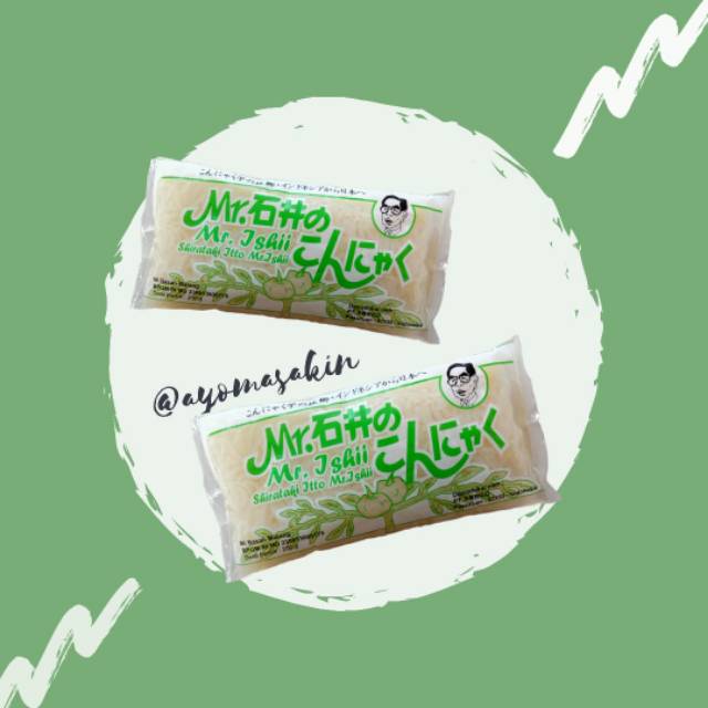 

Mie shirataki basah