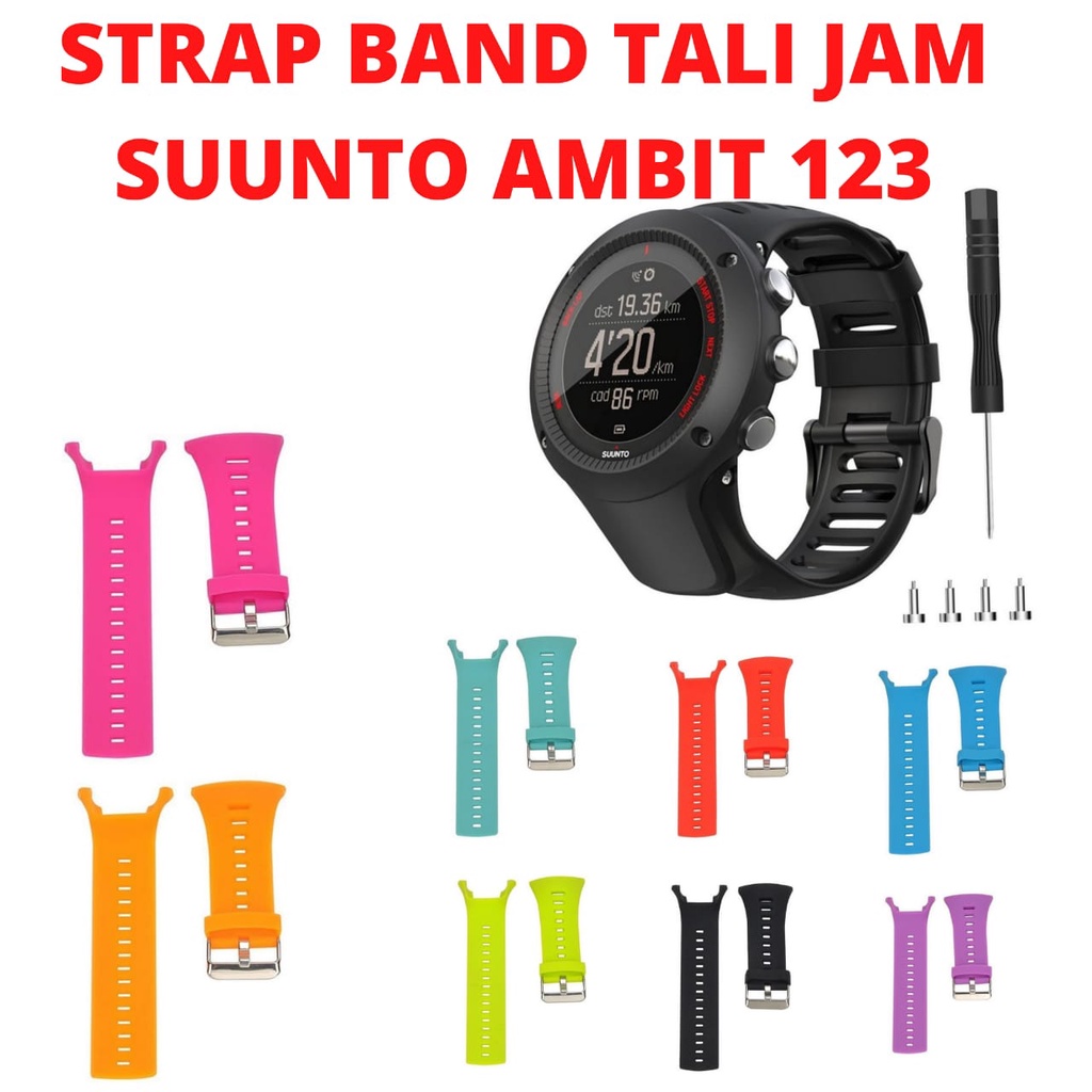 STRAP BAND TALI JAM SUUNTO AMBIT 1 AMBIT 2 AMBIT 3