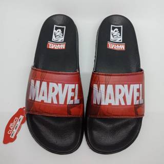  Sandal  selop  vans marvel  sandal  slide vans marvel  sandal  