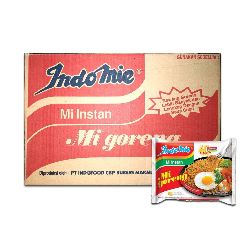 Indomie Goreng 1 Dus Isi 40 Pcs