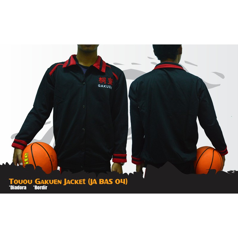 Jaket Anime Kuroko No Basket Touou Gakuen Cosplay Jacket (JA BAS 04)