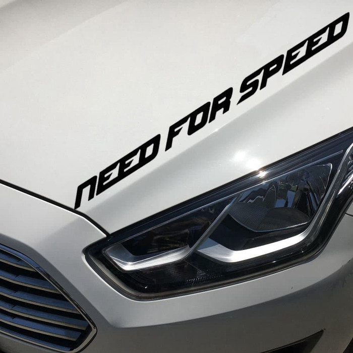 

sticker stiker need for speed 29cm - Putih Keren
