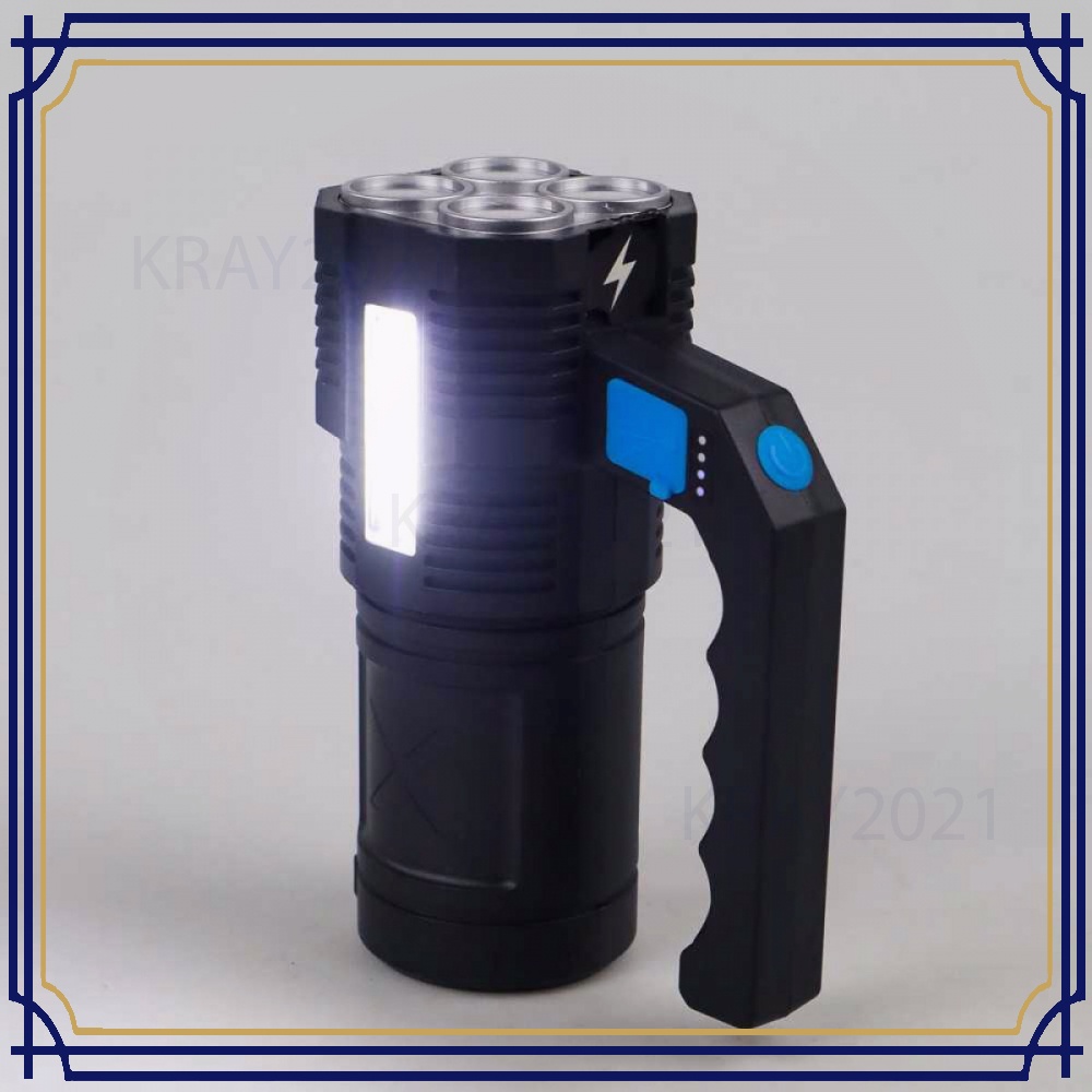 TaffLED Senter Darurat Flashlight Rechargeable LED+COB 1200mAh - SL16