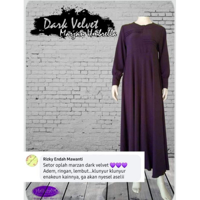 Preloved RH Marzan Dark Velvet Original VVGC sz XS