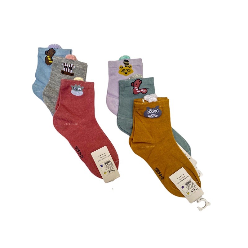 Kaos Kaki Pendek Anak Perempuan Cewek Korea Lucu 8 9 10 11 12 Tahun Kualitas Import / Kaus Kaki Anak