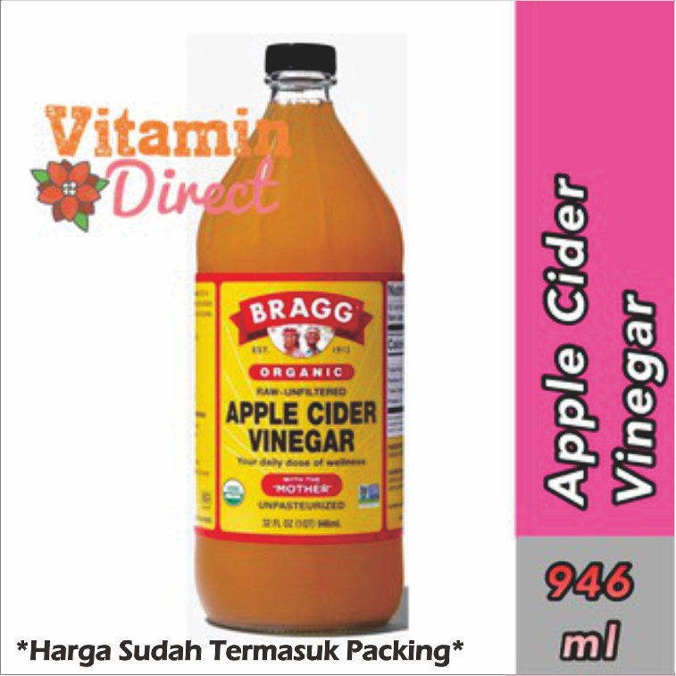

Bragg Organic Apple Cider Vinegar with The 'Mother' Raw-Unfiltered 946 ml