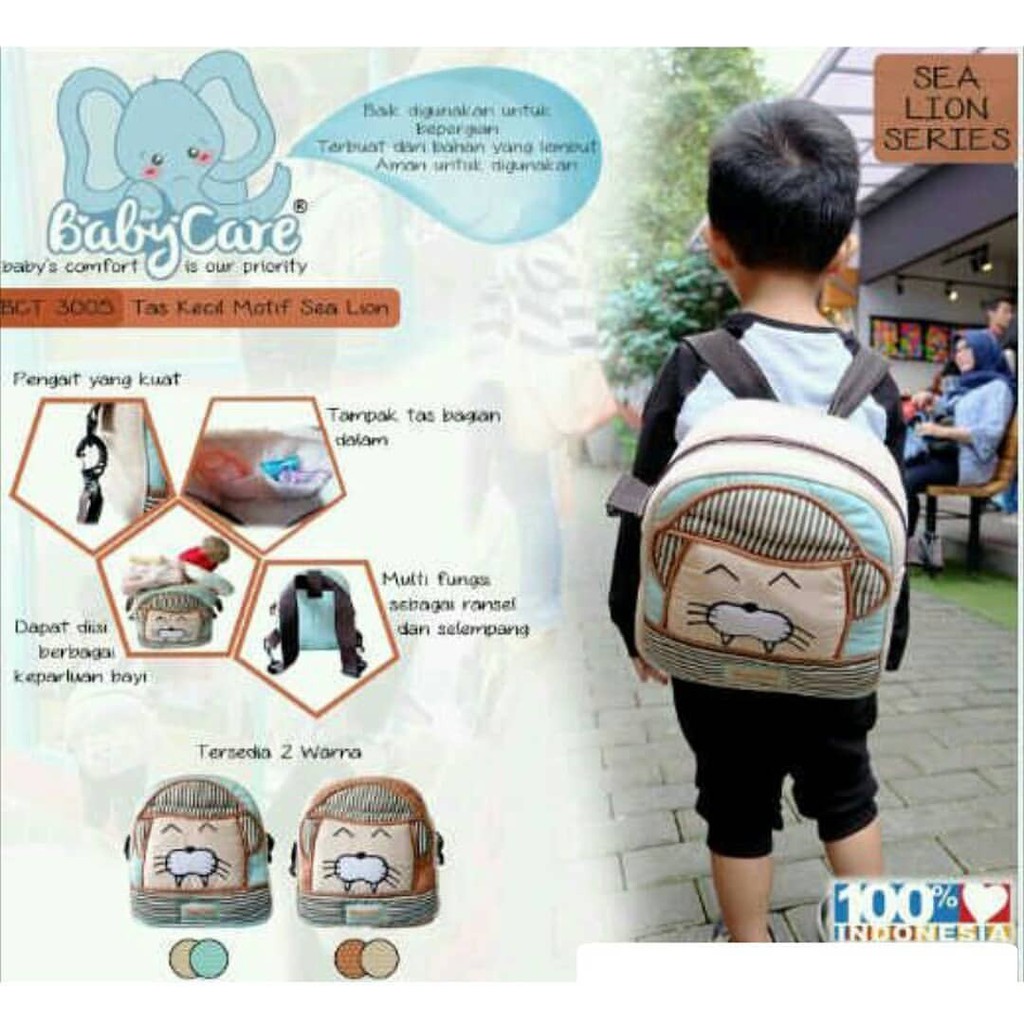 Tas kecil baby care motif sea lion