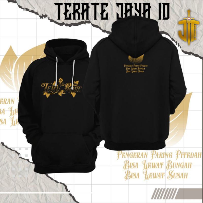 (COD) JAKET HOODIE MOTIF TEMU ROSE JAKET HOODIE PSHT TERBARU JAKET HOODIE PSHT SIMPEL JAKET HOODIE D