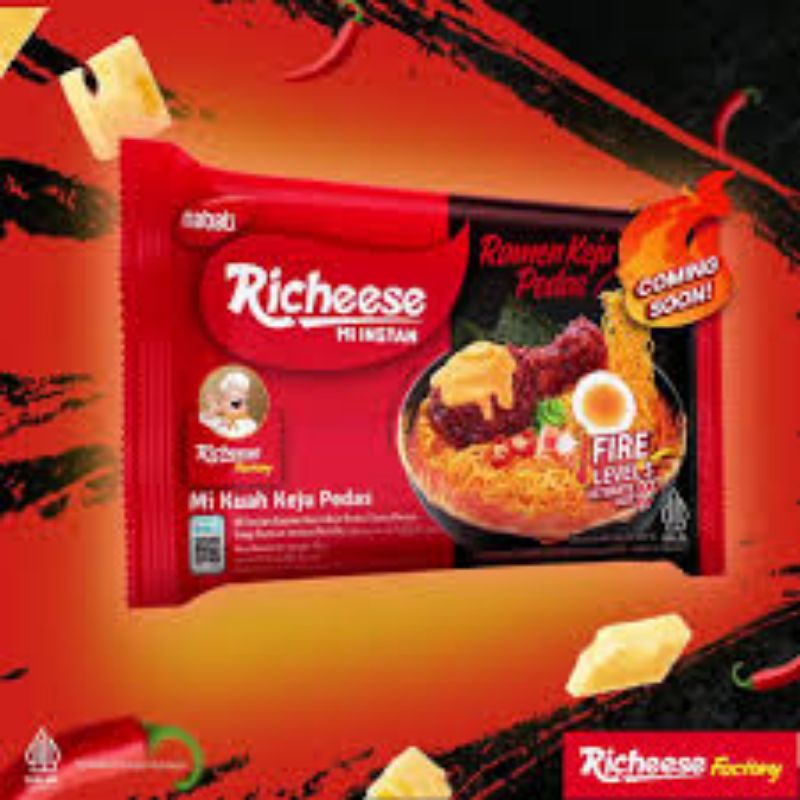 Kuah Ramen LEVEL 5 RICHEESE | Mie Richesse Keju Rebus | Mi Indomie Ricis Level5 lv5