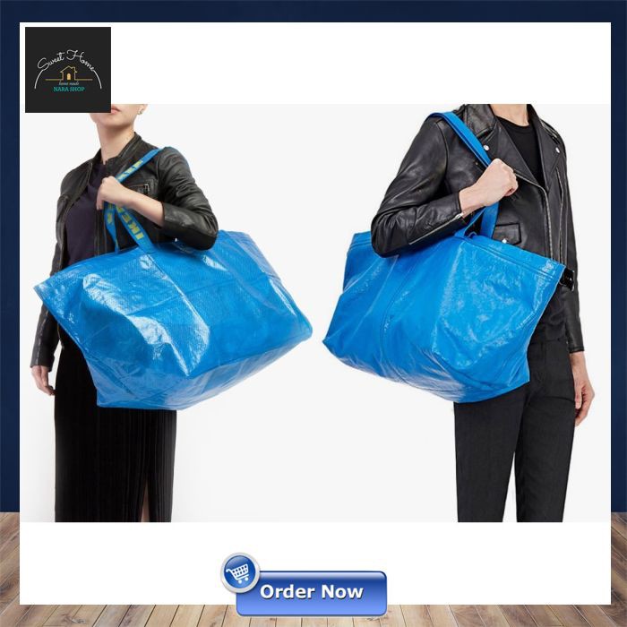 FRAKTA Tas Kantong Plastik Besar Belanja/Goodie Bag/Keranjang Baju Tas Jinjing Besar IK 55