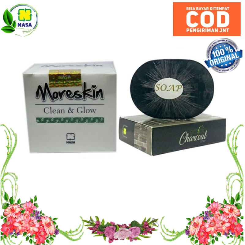 MORESKIN CLEAN AND GLOW Paket Glowing Bebas Flek HitamYuli Nasa Nusantara
