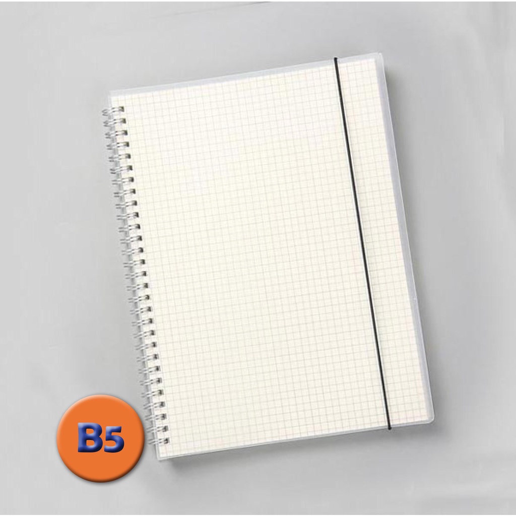 

[ rafibooks ] Notebook Spiral B5 Grid / Dotted - Buku Tulis Catatan Sekolah / Note Book Paper Polos