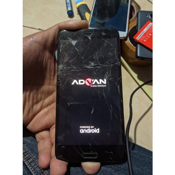 ADVAN NASA 5202 MINUS LCD PECAH TAMPIL SEPERTI GAMBAR