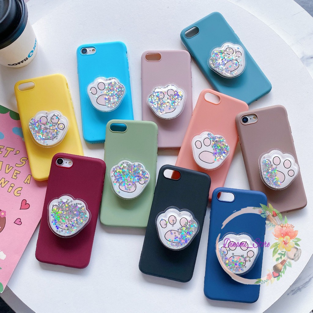 POPSOCKET GLITTER CANDY OPPO A37 A1K A31 A3S A5S A7 F9  A52020 A92020 A52 A92 A91 ALL TYPE DST1597