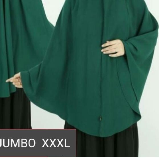 ℗ KHIMAR MARYAM LARISA TALI NON PET JUMBO/HIJAB MOSCREPE PREMIUM ☀