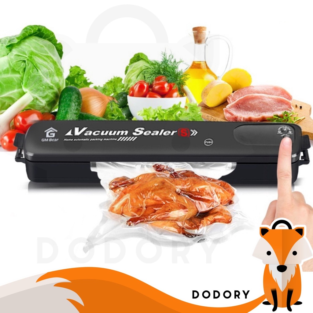 DODORY HL0234 Vacuum Sealer Food Mesin Vakum Plastik Pembungkus Makanan Otomatis