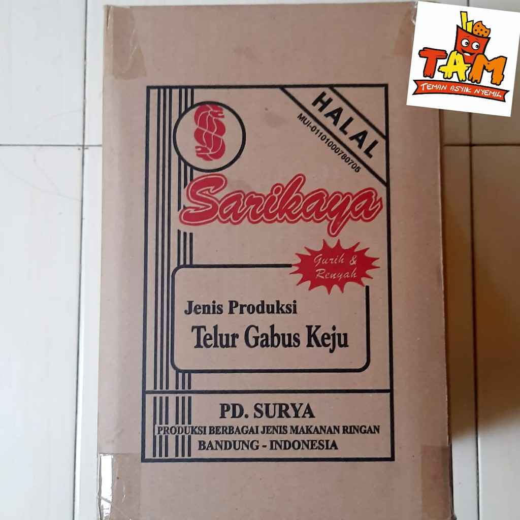 

Ay00! Sarikaya Telur Gabus Keju Spesial 250 Gram - Tam Snack