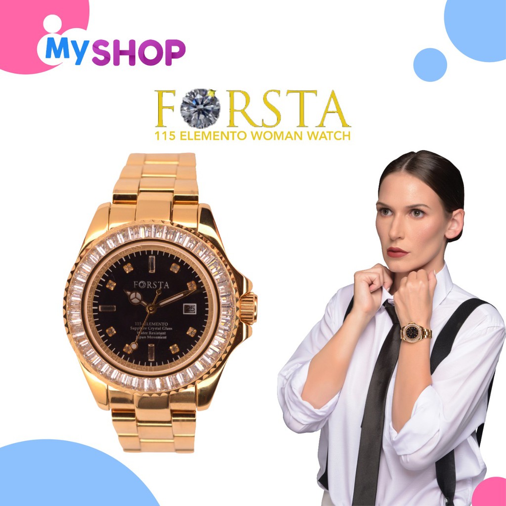 JAM KESEHATAN FORSTA ELEMENTO WOMAN - GOLD