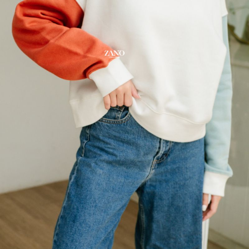 ZANO BASICS Sweater Crop Comby