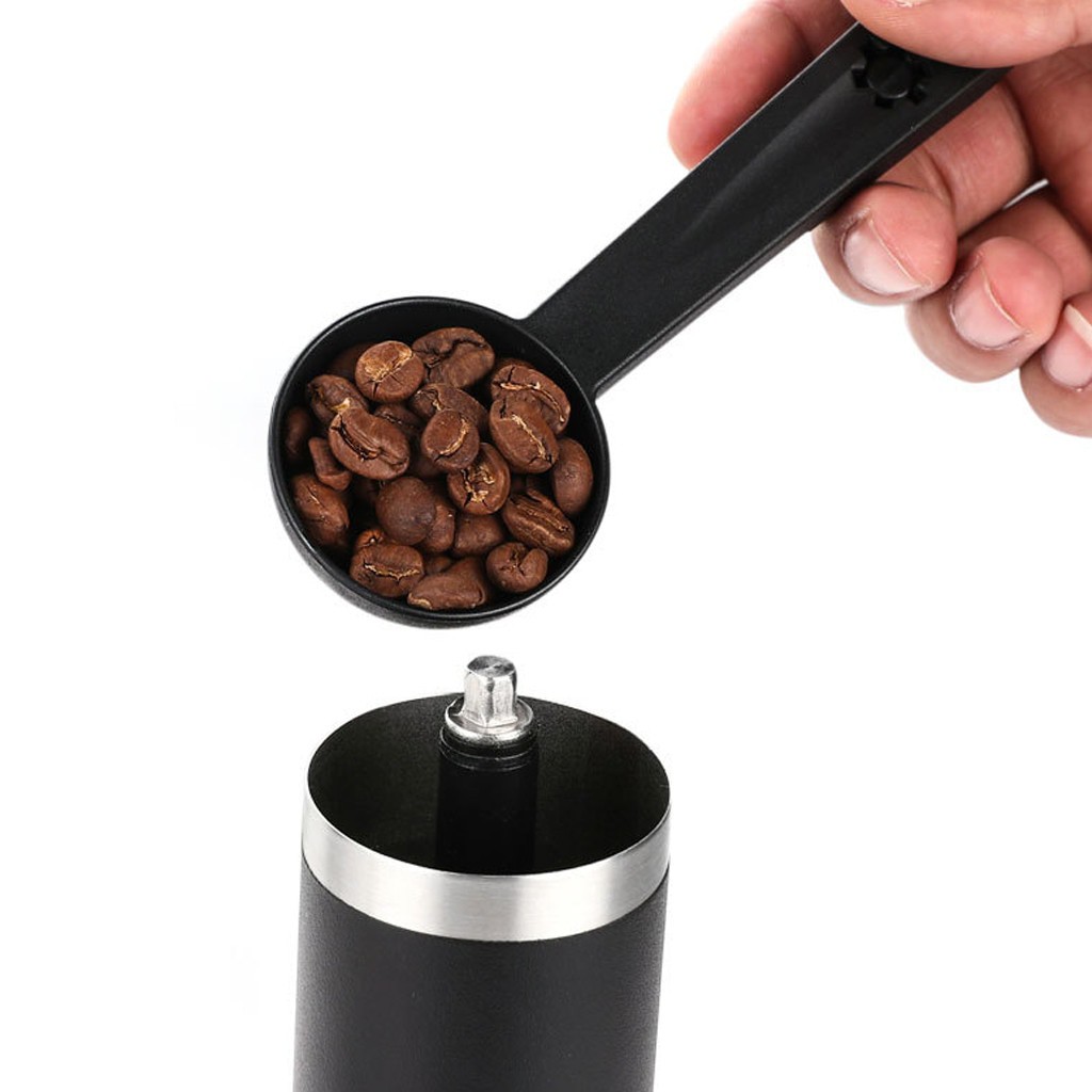 Alat Penggiling Kopi Manual Coffee Bean Grinder - Black