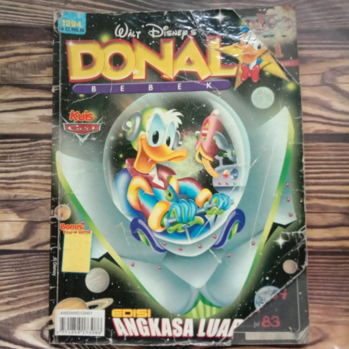 album Donal bebek no 1294 edisi khusus angkasa luar