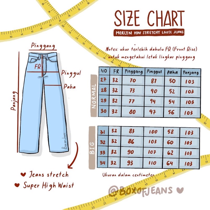 Boxofjeans - MERLYN HW Stretchy Loose Jeans - LIGHT BLUE