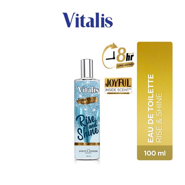 Vitalis Eau de Toilette Sparkle Enjoy The Moment | Make It Happen | Keep Going | Rise And Shine 100ml_Cerianti