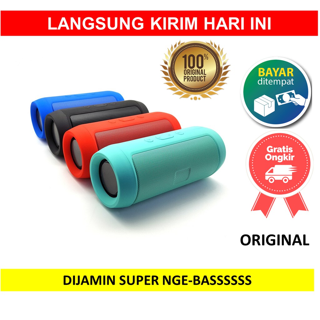Speaker Bluetooth Wireless Portable CHARGE MINI GT112 J-006 J006 J 006 B Super Extra Mega Bass-3