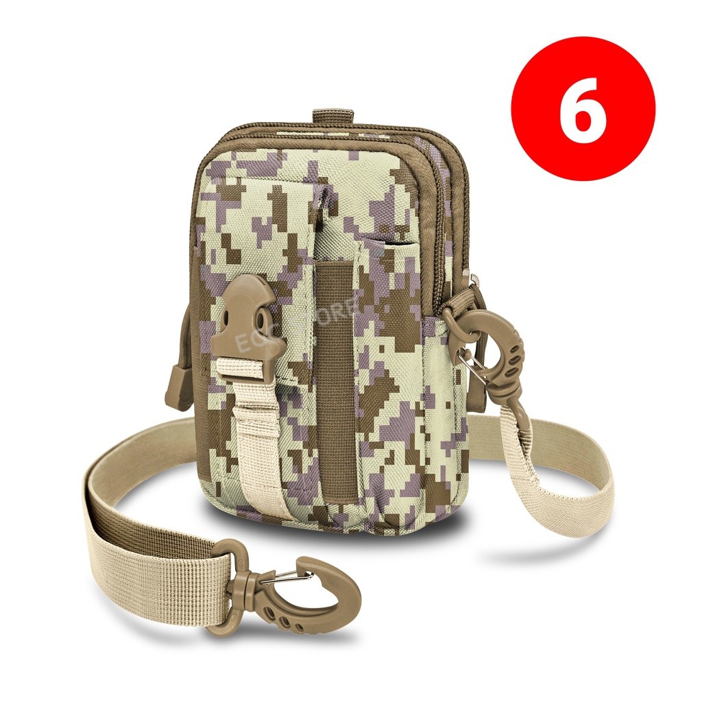 TAS PINGGANG HP / TACTICAL ARMY / FASHION TRAVELLING / TACTICAL MILITARY-DIGITAL DESERT TALI