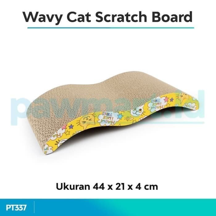 ORIGINAL GARANSI 1 BULAN KERUSAKAN WAVY Cat Scratch Board dog