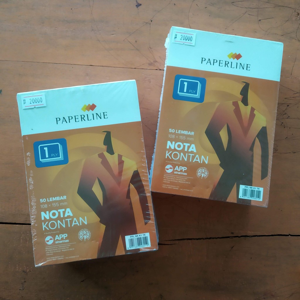 

(isi 10 pcs) Nota Paperline 1 Ply Kecil merk Paperline