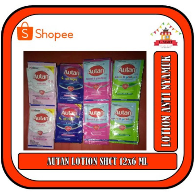 AUTAN SACHET 15LT ALL VARIAN 1 RENTENG 12PCS|AUTAN LOTION ANTI NYAMUK SAKURA FLORAL PROTECT ALLNIGHT