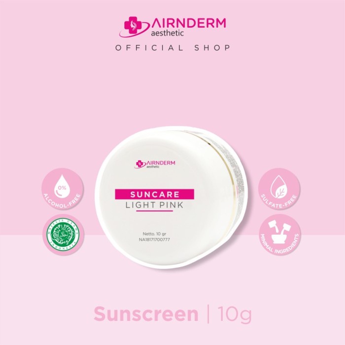 Airin Suncare Light Pink BPOM ORI100%