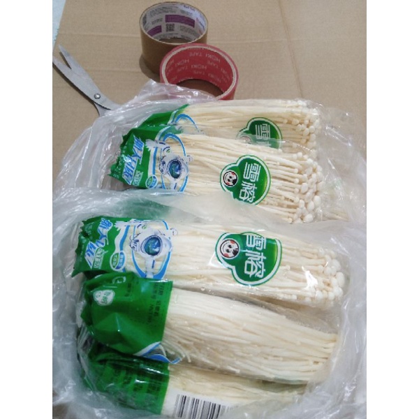 

Jamur Enoki Hijau Fresh