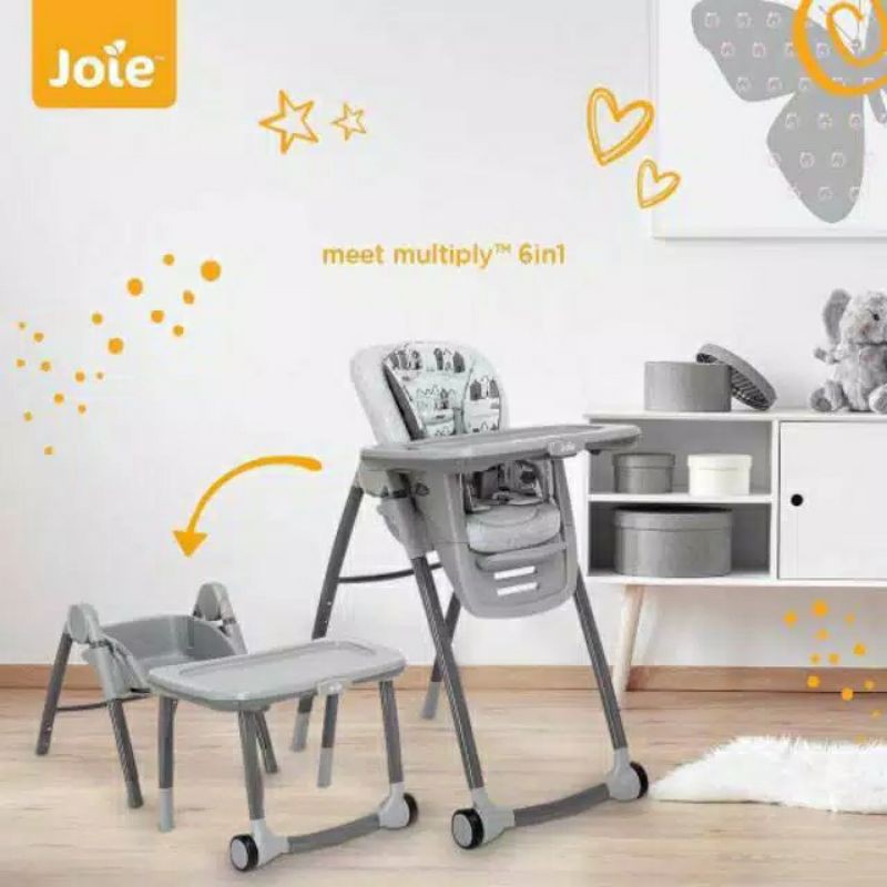 High Chair Joie Meet Multiply 6 in 1 / Kursi Makan