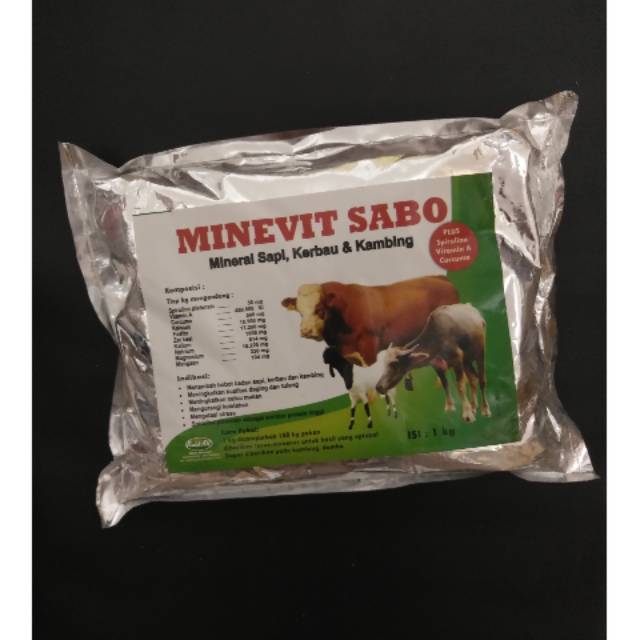 COD Minevit Sabo mineral sapi kerbau kambing domba biar gemuk