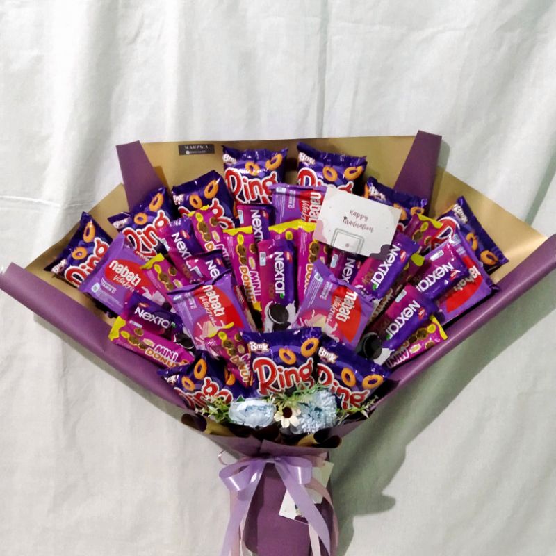 Buket snack premium | #PurpleGold Buket snack besar | buket snack murah