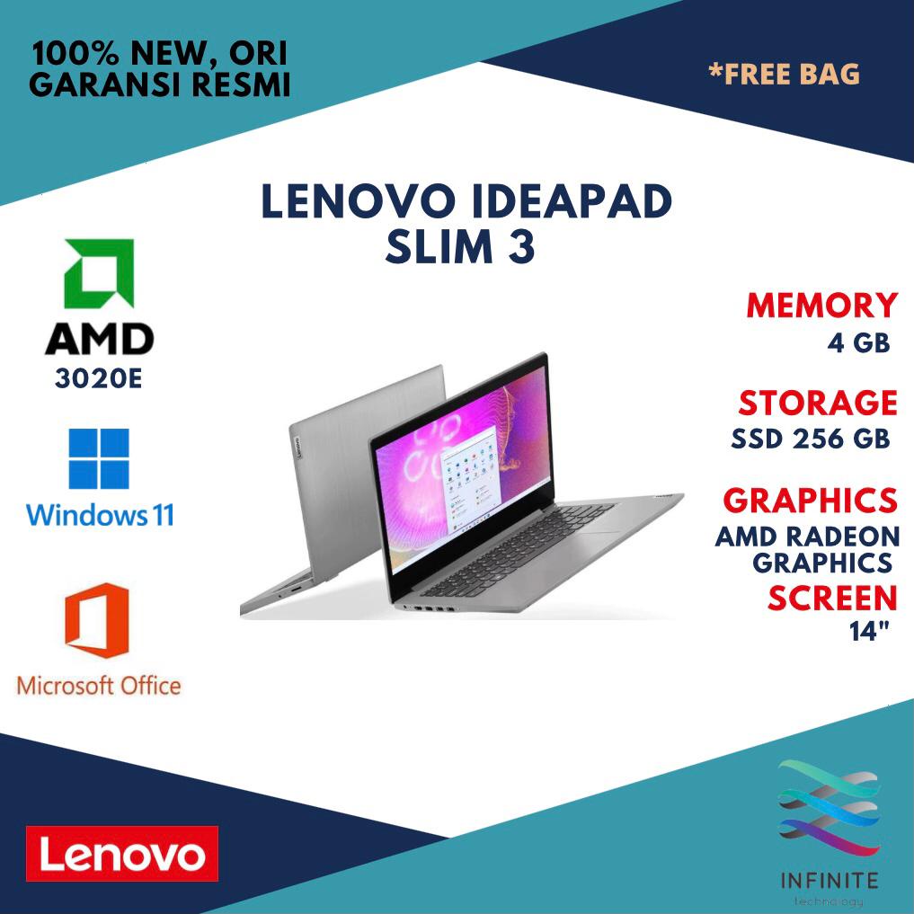 Lenovo IdeaPad Slim 3 AMD 3020e 4GB SSD 256GB Win OHS