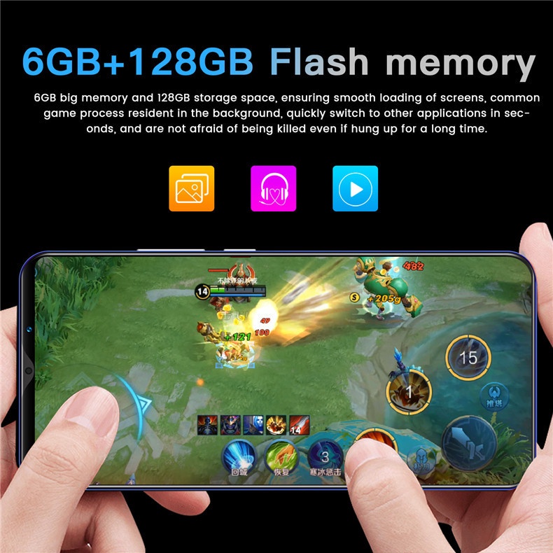 hp handphone murah hp gaming galaxy note 30 [COD+Baru+5g+Pengiriman lokal] handphone murah Android 10.0 Ponsel cerdas Layar HD RAM 6GB ROM 128GB 6,1 inci TIKTOK SIM Ganda Pintar dan Siaga Ganda ponsel layar penuh Kebutuhan hiburan kantor