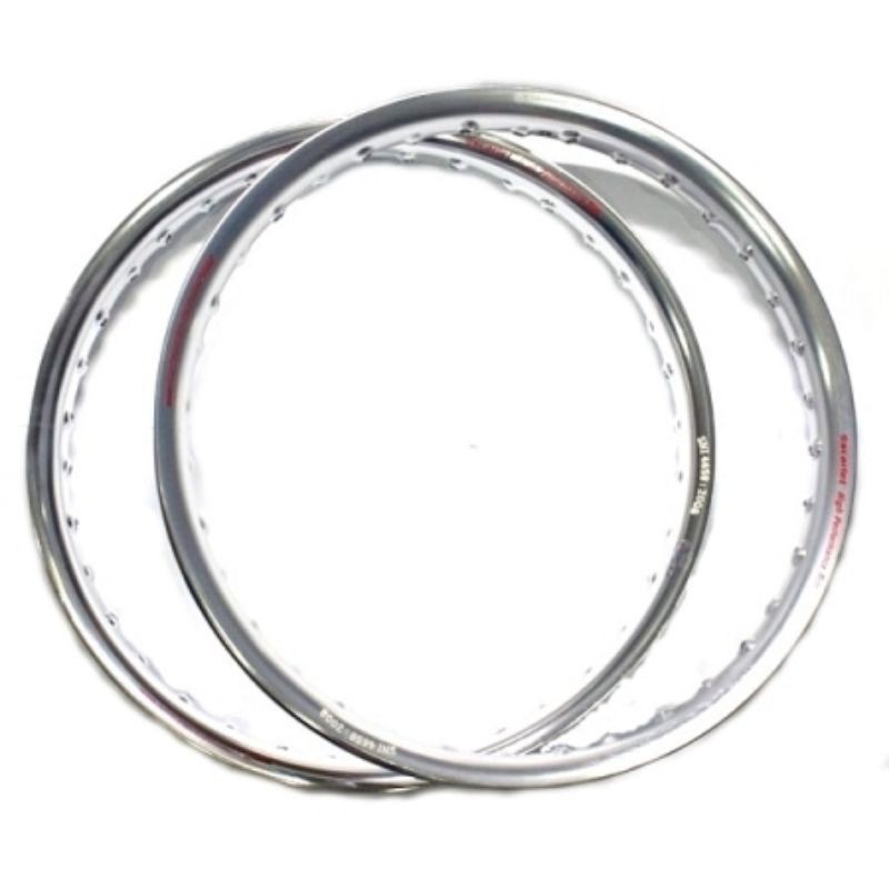 WARREN pelk velg scarlet ring 17 140 u shape bulat setengah lingkar silver