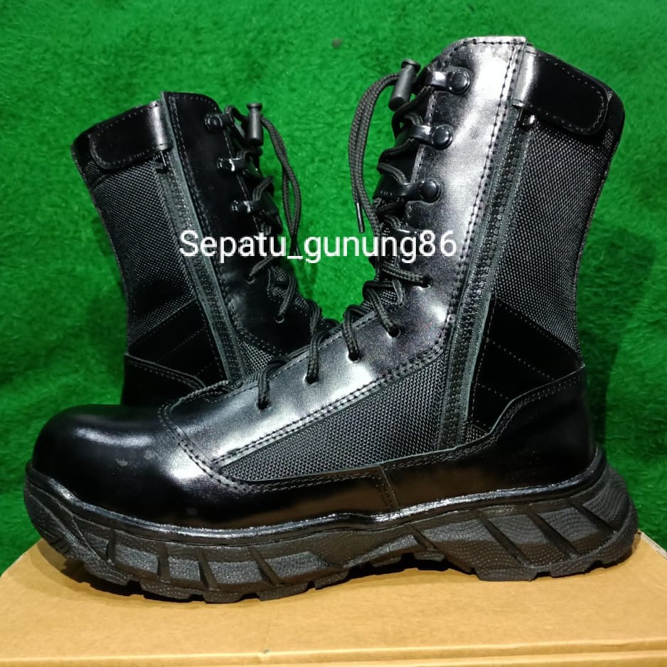 Sepatu PDL JATAH POLRI,sepatu PDL terbaru 2021 kulit Asli Original Caanggo Militery