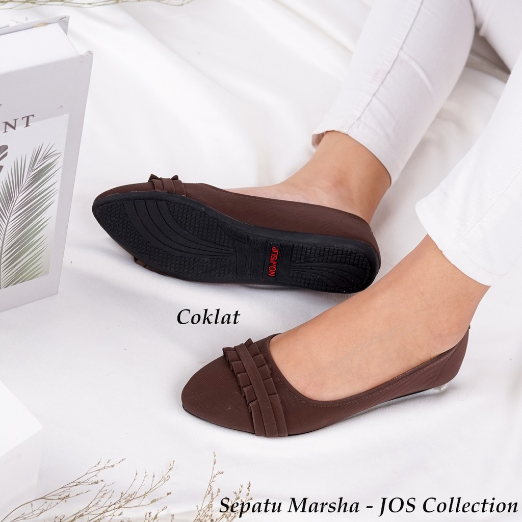 Flat Shoes Wanita - Sepatu Marsha by JOS Collection