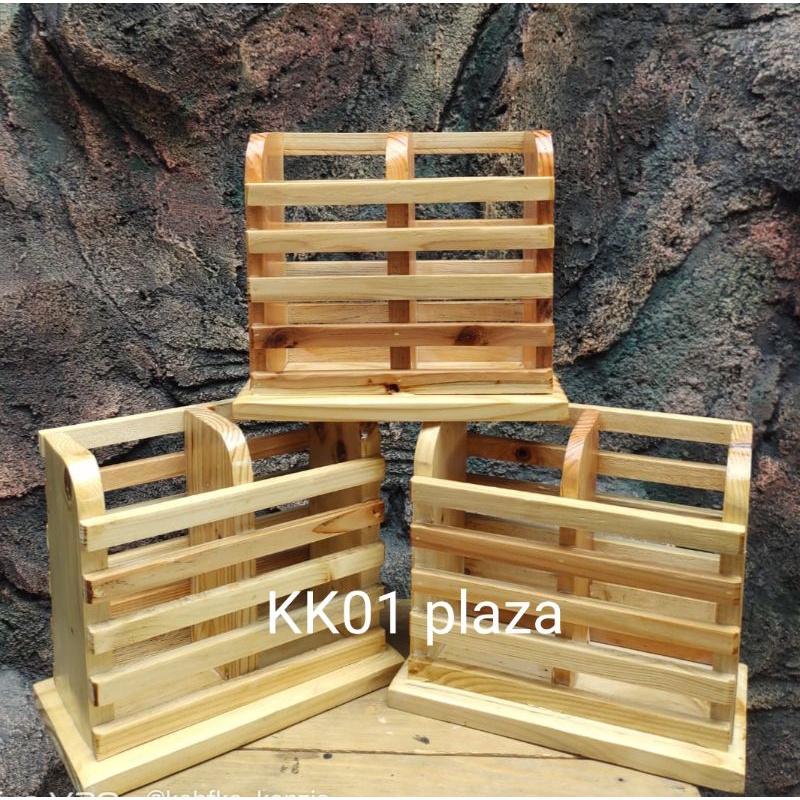 TEMPAT SENDOK GARPU KAYU/TEMPAT SENDOK ESTETIK/TEMPAT SENDOK KAYU