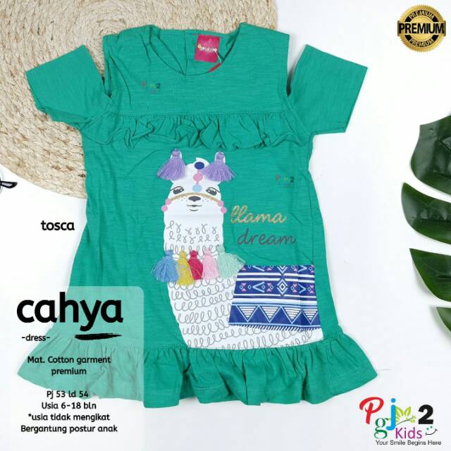 Cahya dress kids @80 ori pgj2